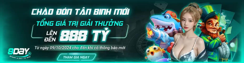 Nhà Cái 8day: Đánh Giá Toàn Diện Về Uy Tín Và Dịch Vụ 2 Silder chao don tan binh moi 1024x267 1